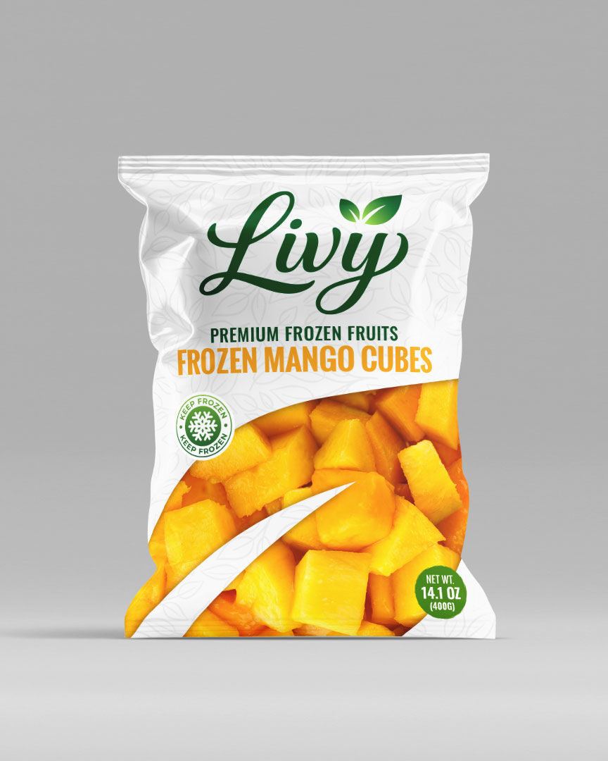 Frozen Mango Cubes
Conveniently cut mango cubes with vibrant color and natural sweetness, perfect for smoothies, fruit mixes, desserts, and industrial use.