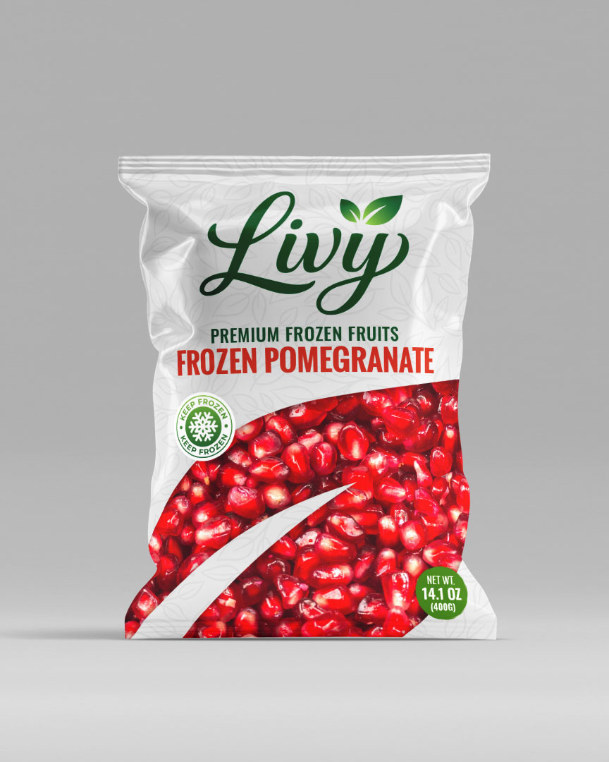 Frozen Pomegranate Jewel-red pomegranate arils with bright color, fresh taste, and excellent convenience for retail packs, toppings, juices, and desserts.